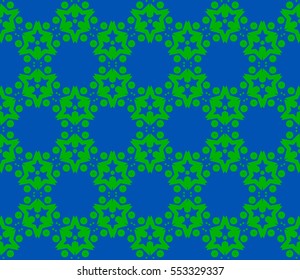 Modern stylish texture.Stylish background with fancy elements. Vector seamless pattern.