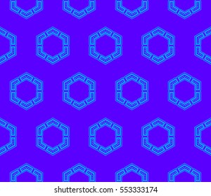 Modern stylish texture.Stylish background with fancy elements. Vector seamless pattern.