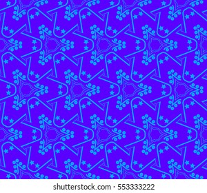 Modern stylish texture.Stylish background with fancy elements. Vector seamless pattern.