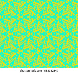 Modern stylish texture.Stylish background with fancy elements. Vector seamless pattern.