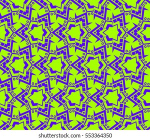 Modern stylish texture.Stylish background with fancy elements. Vector seamless pattern.