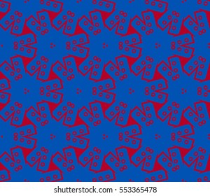 Modern stylish texture.Stylish background with fancy elements. Vector seamless pattern.