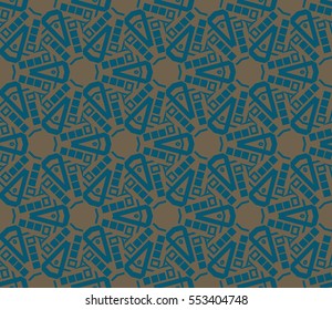 Modern stylish texture.Stylish background with fancy elements. Vector seamless pattern.