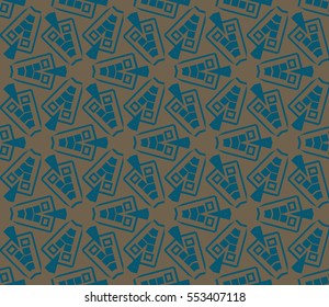 Modern stylish texture.Stylish background with fancy elements. Vector seamless pattern.