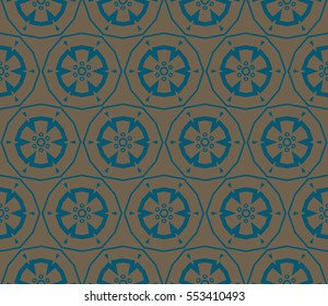Modern stylish texture.Stylish background with fancy elements. Vector seamless pattern.
