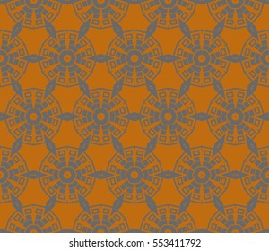 Modern stylish texture.Stylish background with fancy elements. Vector seamless pattern.