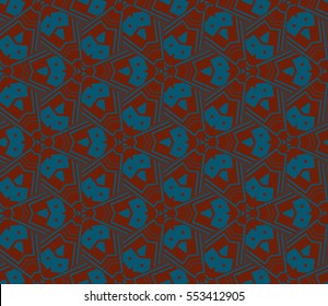 Modern stylish texture.Stylish background with fancy elements. Vector seamless pattern.
