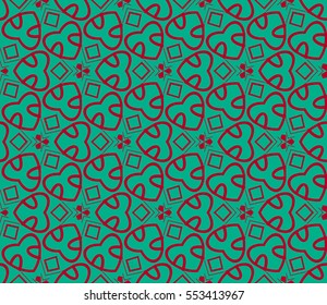 Modern stylish texture.Stylish background with fancy elements. Vector seamless pattern.