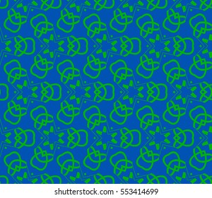 Modern stylish texture.Stylish background with fancy elements. Vector seamless pattern.