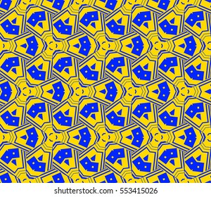 Modern stylish texture.Stylish background with fancy elements. Vector seamless pattern.