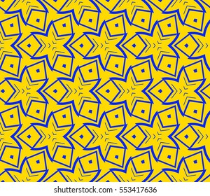 Modern stylish texture.Stylish background with fancy elements. Vector seamless pattern.