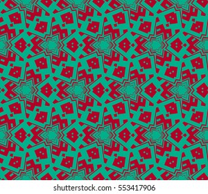 Modern stylish texture.Stylish background with fancy elements. Vector seamless pattern.