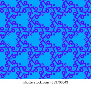 Modern stylish texture.Stylish background with fancy elements. Vector seamless pattern.