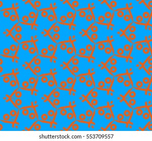 Modern stylish texture.Stylish background with fancy elements. Vector seamless pattern.