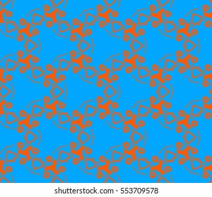 Modern stylish texture.Stylish background with fancy elements. Vector seamless pattern.
