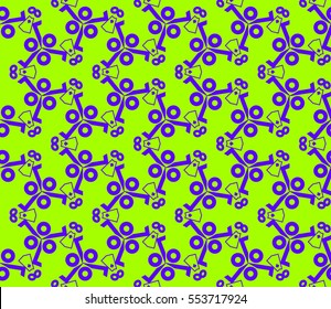 Modern stylish texture.Stylish background with fancy elements. Vector seamless pattern.