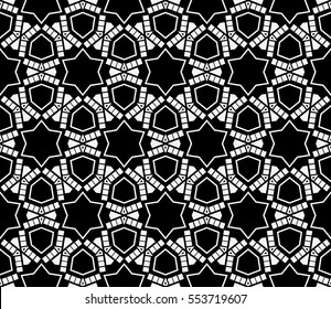 Modern stylish texture.Stylish background with fancy elements. Vector seamless pattern.