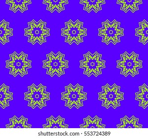Modern stylish texture.Stylish background with fancy elements. Vector seamless pattern.