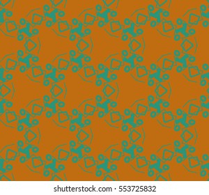 Modern stylish texture.Stylish background with fancy elements. Vector seamless pattern.