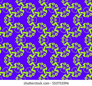 Modern stylish texture.Stylish background with fancy elements. Vector seamless pattern.
