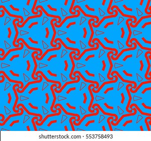 Modern stylish texture.Stylish background with fancy elements. Vector seamless pattern.