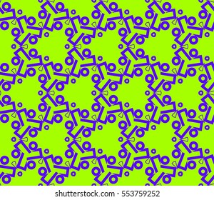 Modern stylish texture.Stylish background with fancy elements. Vector seamless pattern.