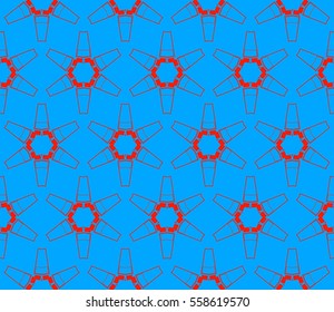 Modern stylish texture.Stylish background with fancy elements. Vector seamless pattern.