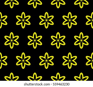 Modern stylish texture.Stylish background with fancy elements. Vector seamless pattern.