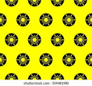 Modern stylish texture.Stylish background with fancy elements. Vector seamless pattern.