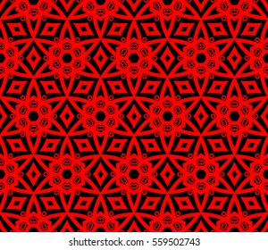 Modern stylish texture.Stylish background with fancy elements. Vector seamless pattern.