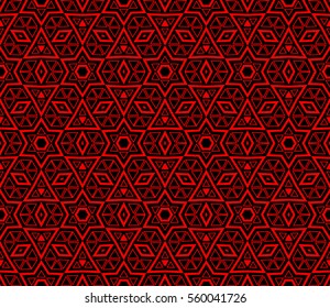 Modern stylish texture.Stylish background with fancy elements. Vector seamless pattern.