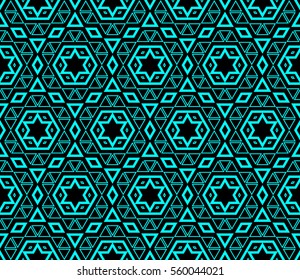 Modern stylish texture.Stylish background with fancy elements. Vector seamless pattern.
