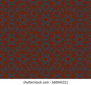 Modern stylish texture.Stylish background with fancy elements. Vector seamless pattern.