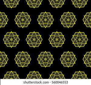 Modern stylish texture.Stylish background with fancy elements. Vector seamless pattern.
