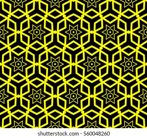 Modern stylish texture.Stylish background with fancy elements. Vector seamless pattern.