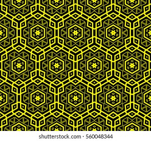 Modern stylish texture.Stylish background with fancy elements. Vector seamless pattern.