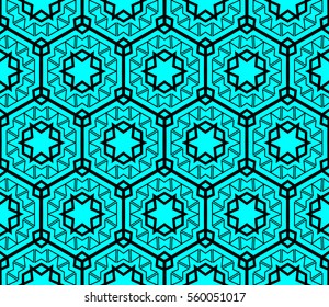Modern stylish texture.Stylish background with fancy elements. Vector seamless pattern.
