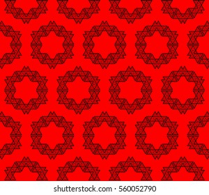 Modern stylish texture.Stylish background with fancy elements. Vector seamless pattern.