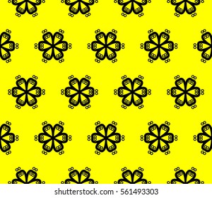 Modern stylish texture.Stylish background with fancy elements. Vector seamless pattern.
