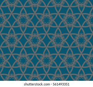 Modern stylish texture.Stylish background with fancy elements. Vector seamless pattern.