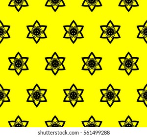 Modern stylish texture.Stylish background with fancy elements. Vector seamless pattern.