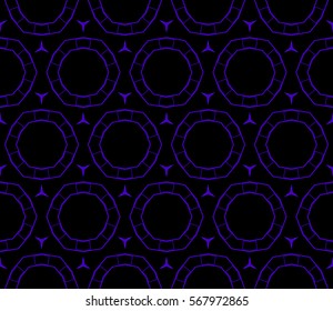 Modern stylish texture.Stylish background with fancy elements. Vector seamless pattern.