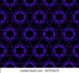 Modern stylish texture.Stylish background with fancy elements. Vector seamless pattern.