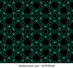 Modern stylish texture.Stylish background with fancy elements. Vector seamless pattern.