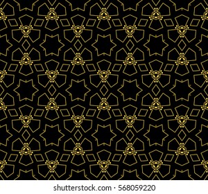 Modern stylish texture.Stylish background with fancy elements. Vector seamless pattern.