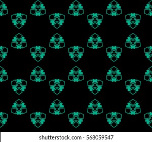 Modern stylish texture.Stylish background with fancy elements. Vector seamless pattern.