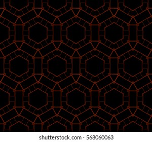 Modern stylish texture.Stylish background with fancy elements. Vector seamless pattern.