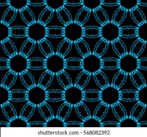 Modern stylish texture.Stylish background with fancy elements. Vector seamless pattern.