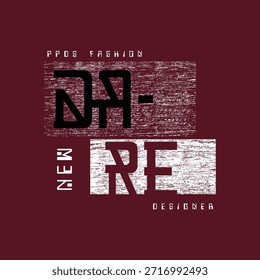 DISEÑO MODERNO Y ELEGANTE DE LA TIPOGRAFÍA, CAMISETA DE LA IMPRESIÓN DEL VECTOR, DISEÑO GRÁFICO DEL VECTOR, ESTILO URBANA, ILUSTRACIÓN DE LA MODA DE LA ROPA DE CALLE, 