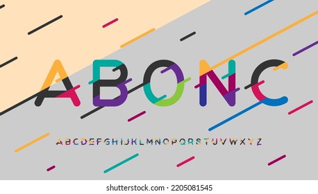 modern stylish typography letter logo design